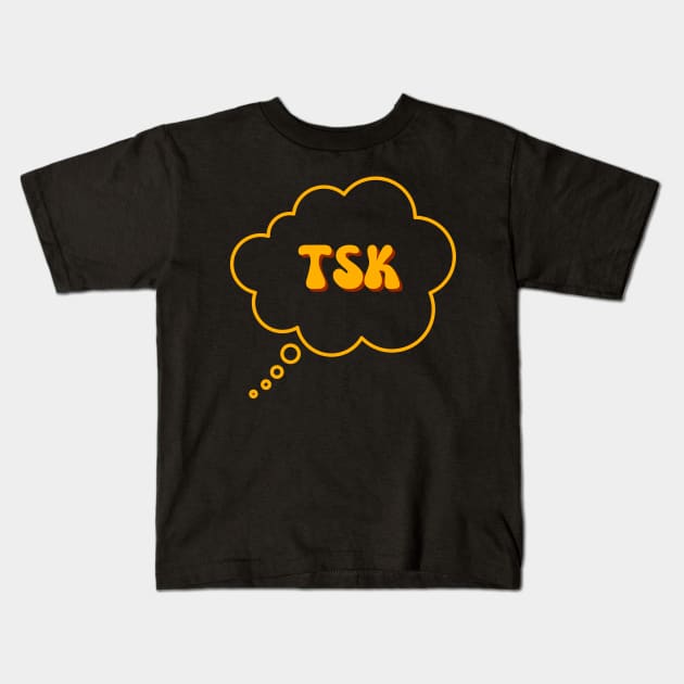 Retro Tsk Kids T-Shirt by Rev Store